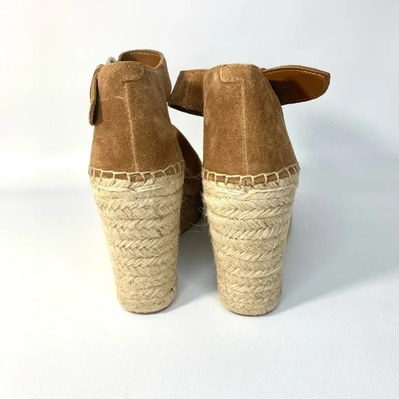 Marc Fisher Tan Wedge Sandals - Picture 7 of 11